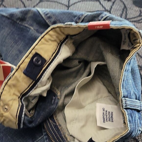 GAP DEMIN Girls Distressed Jeans Size 7 Slim - Picture 9 of 13